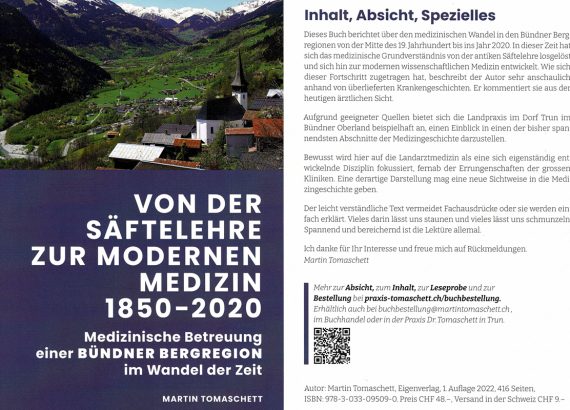 Martin Tomaschett «Von der Säftelehre zur modernen Medizin»»