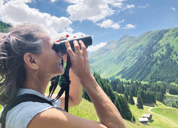 Ruth Grünenfelder, Vogelwelten und Berggeschichten, Kurswoche, medelina Curaglia