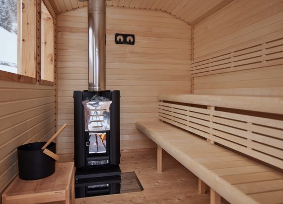 medelina, sauna